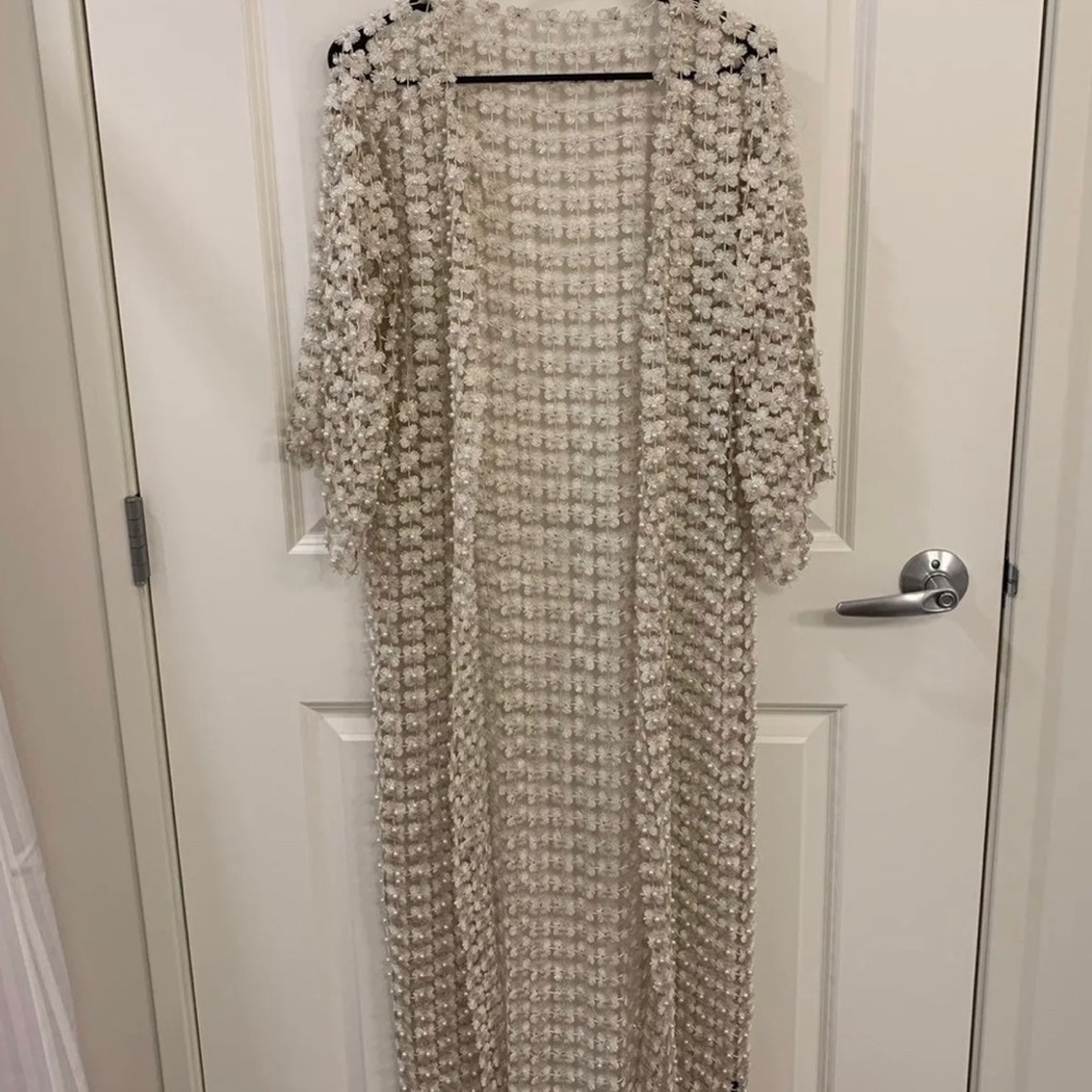 Pearl Embellished Kimono
